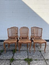 6 Sedie Rocaille Paglia Di