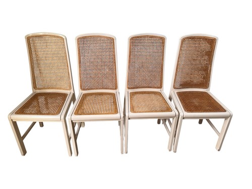 Set sedie legno - in, paglia