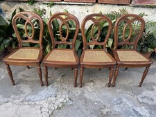 4 Sedie In Legno Di Quercia