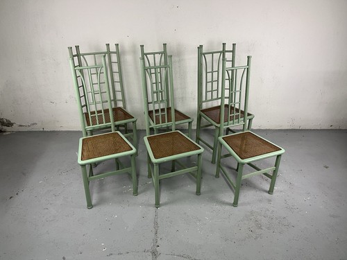 Set sedie legno - set, paglia