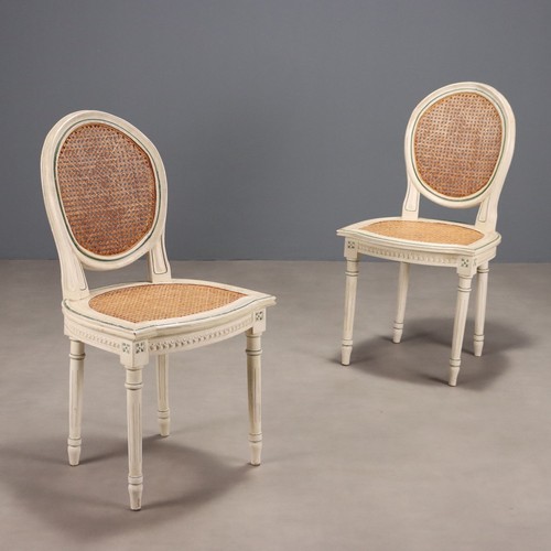 Sedie antiche legno laccato - legno,