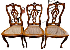 SEDIA 3 SEDIE NOCE PAGLIA DI