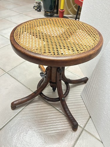 Antico sgabello faggio curvato - antico,