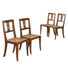 Sedie Direttorio Antiche Noce